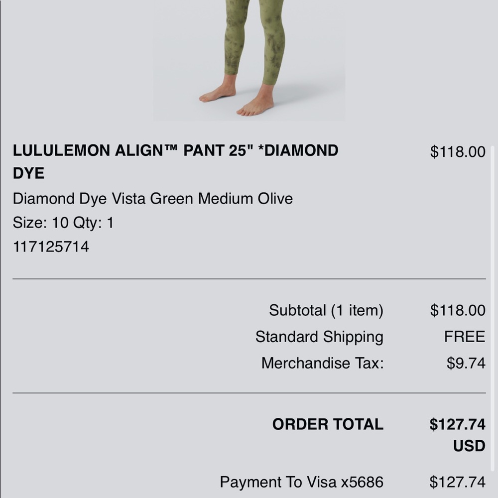 Lululemon keggings size10